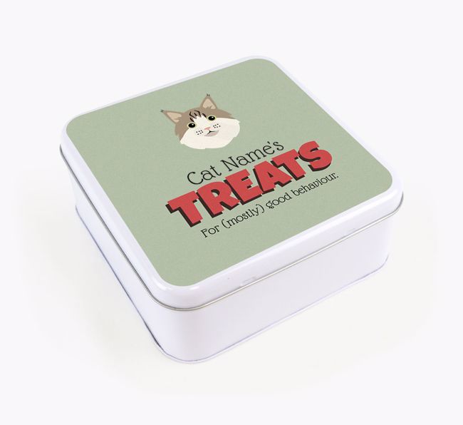 'Retro Design' - Personalised Treat Tin for your {breedFullName}